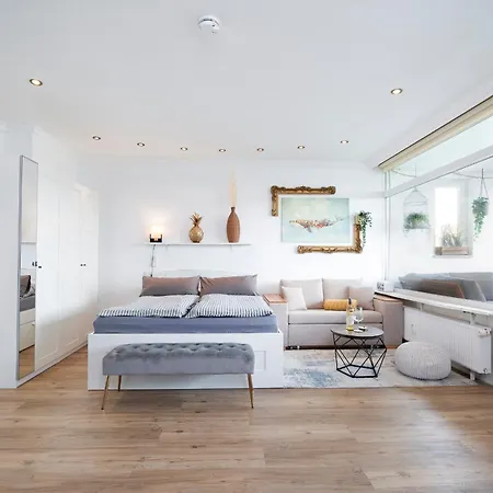Apartment Ostsee Penthouse Mit Seitlichem Meerblick & Grossem Balkon - 