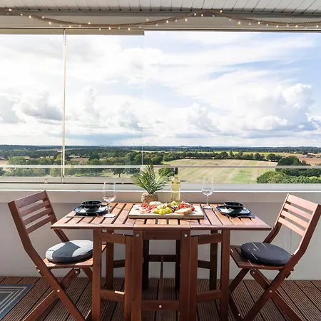 Ostsee Penthouse Mit Seitlichem Meerblick & Grossem Balkon - 