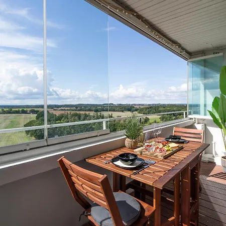 Ostsee Penthouse Mit Seitlichem Meerblick & Grossem Balkon - 